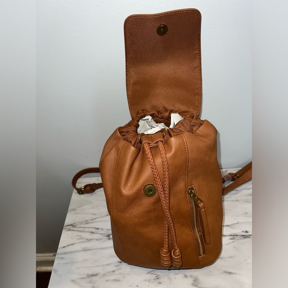 Women’s backpack handbag (Universal Thread 10.5" Soft Flap Mini Backpack) - Picture 7 of 7